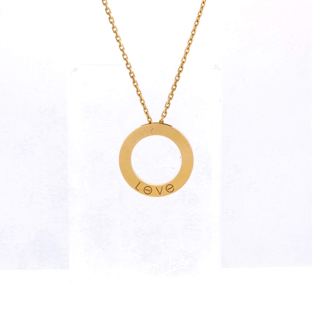 Cartier Love Pendant Necklace 18K Yellow Gold